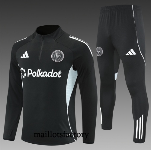 Achetez Survetement Enfant Inter Miami 2025/26 Noir/Blanc