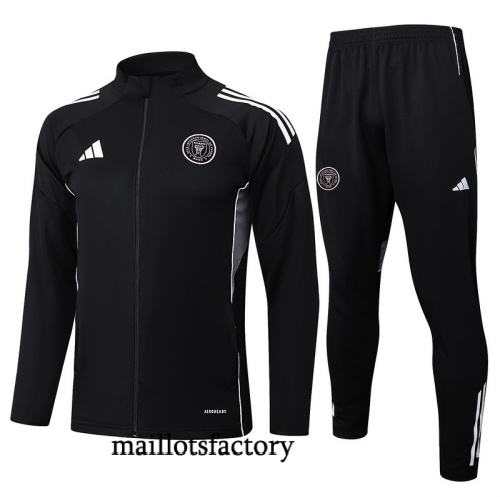 Site Veste Survetement Enfant Inter Miami 2025/26 Noir/Blanc