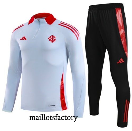 Site Survetement Enfant SC Internacional 2025/26 Gris/Noir/Rouge