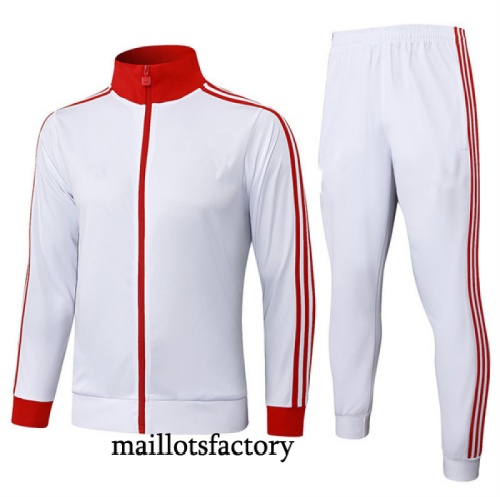 Site Veste Survetement Enfant Bayern Munich 2025/26 Blanc/Rouge