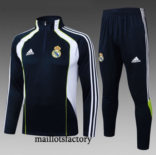 Soldes Survetement Enfant Real Madrid 2025/26 Vert/Blanc/Vert