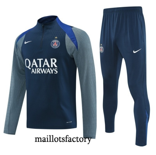 Achat Survetement Enfant Paris PSG 2025/26 Bleu Marine/Gris