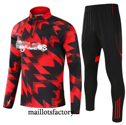 Site Survetement Enfant Manchester United 2025/26 Rouge/Noir