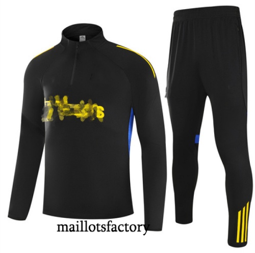 Achat Survetement Enfant Manchester United 2025/26 Noir/Jaune