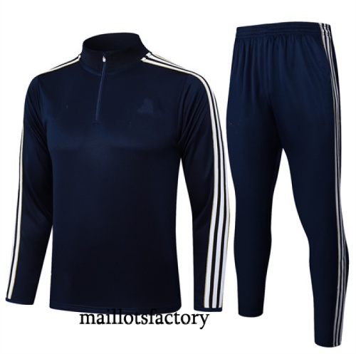 Soldes Survetement Enfant Juventus 2025/26 Bleu Marine/Blanc