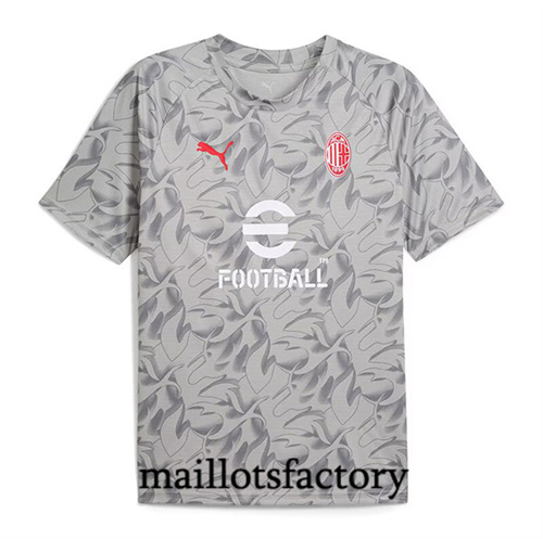 Maillot du AC Milan 2025/26 pre-match