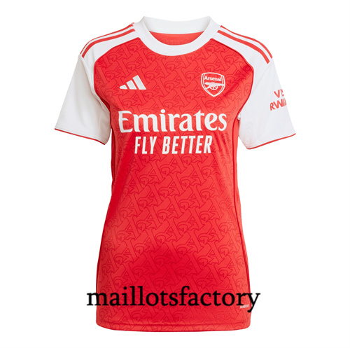 Maillot du Arsenal Femme 2025/26 Domicile