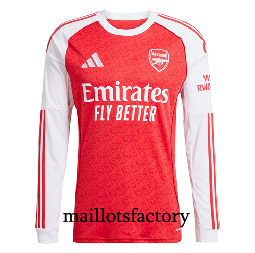 Maillot du Arsenal 2025/26 Domicile Manche Longue