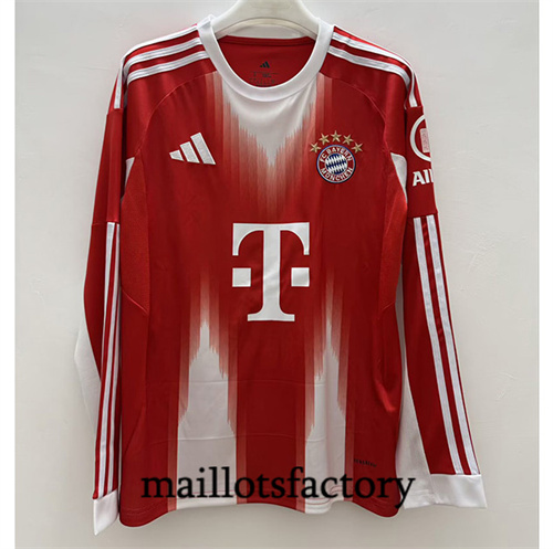 Maillot du Bayern Munich 2025/26 Domicile Manche Longue