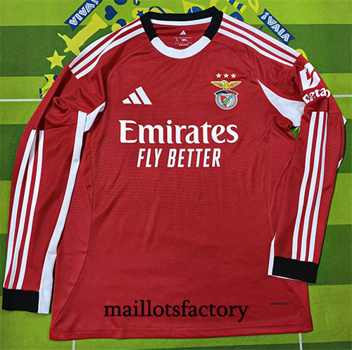Maillot du Benfica 2025/26 Domicile Manche Longue