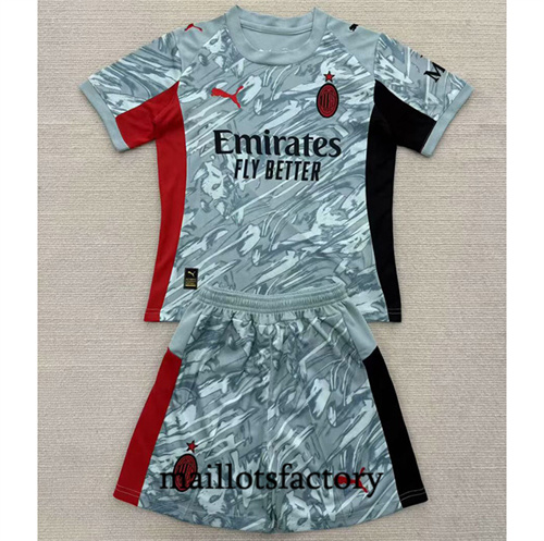 Maillot du AC Milan Enfant 2025/26 Gardien de but Bleu