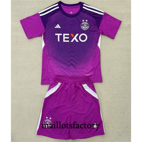 Maillot du Aberdeen FC Enfant 2025/26 Pourpre