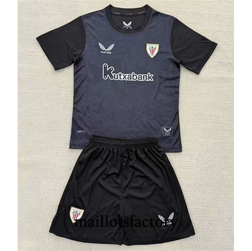 Maillot du Athletic Bilbao Enfant 2025/26 Gardien de but Noir