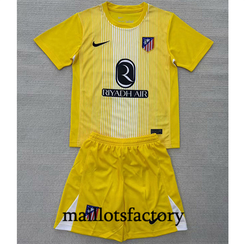 Maillot du Atletico Madrid Enfant 2025/26 Gardien De But Jaune