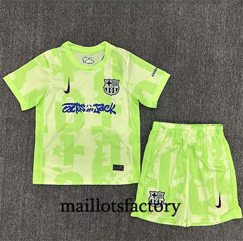 Maillot du Barcelone Enfant 2025/26 Third Vert