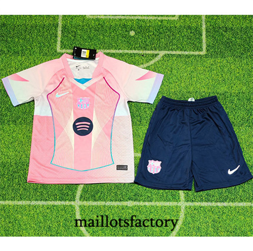 Maillot du Barcelone Enfant 2025/26 Special Rose