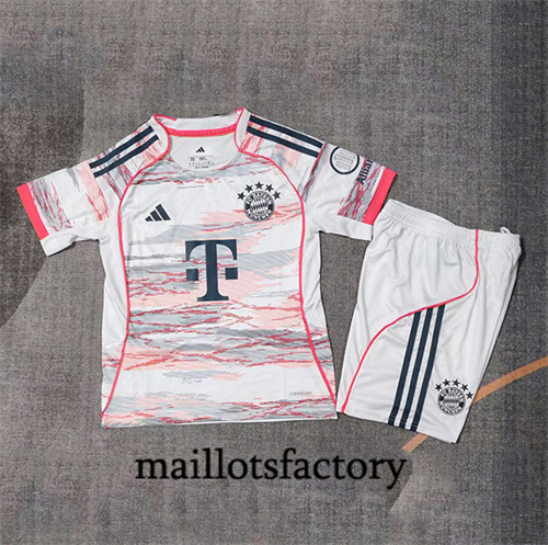 Maillot du Bayern Munich Enfant 2025/26 Exterieur