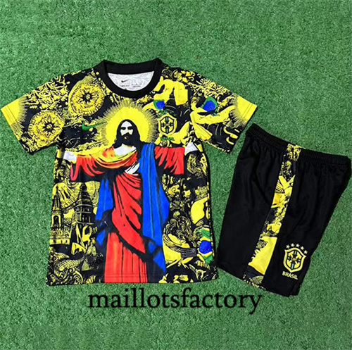 Maillot du Brésil Enfant 2025/26 Jaune