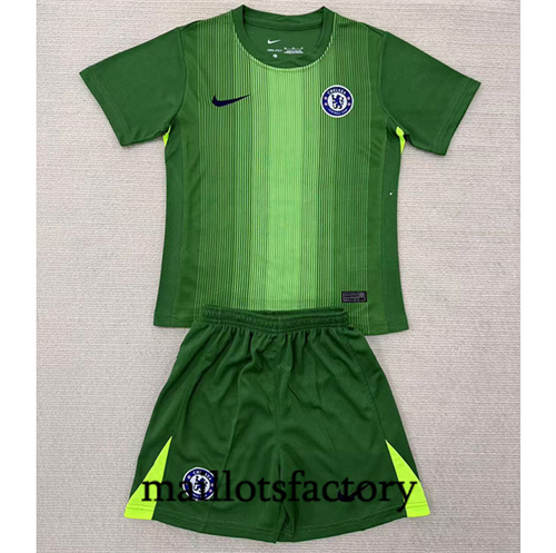 Maillot du Chelsea Enfant 2025/26 Gardien De But Vert