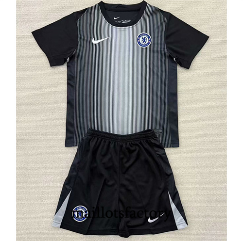 Maillot du Chelsea Enfant 2025/26 Gardien de but Noir