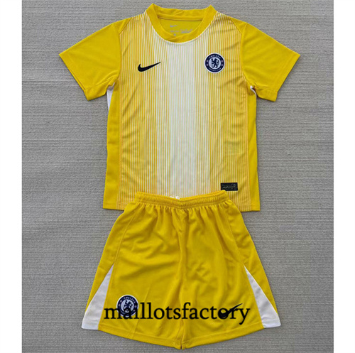 Maillot du Chelsea Enfant 2025/26 Gardien de but Jaune