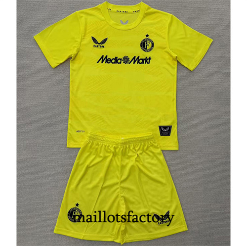 Maillot du Feyenoord Enfant 2025/26 Gardien de but Jaune