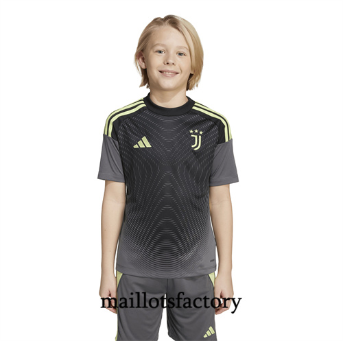 Maillot du Juventus Enfant 2025/26 Gardien De But Noir