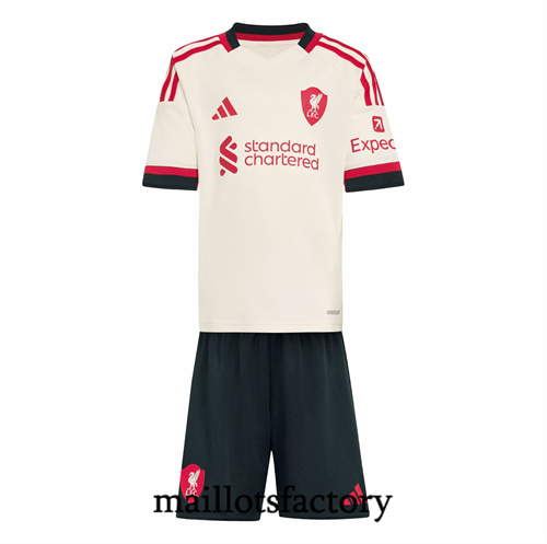 Maillot du Liverpool Enfant 2025/26 Exterieur