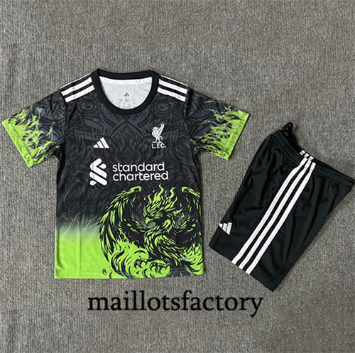 Maillot du Liverpool Enfant 2025/26 noir/Vert