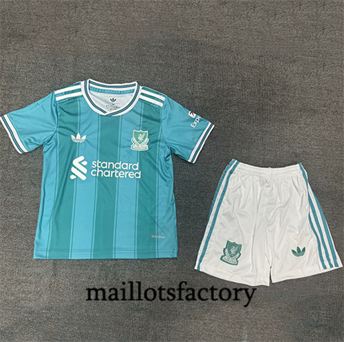 Maillot du Liverpool Enfant 2025/26 Vert
