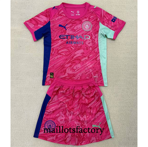 Maillot du Manchester City Enfant 2025/26 Gardien de but Pourpre