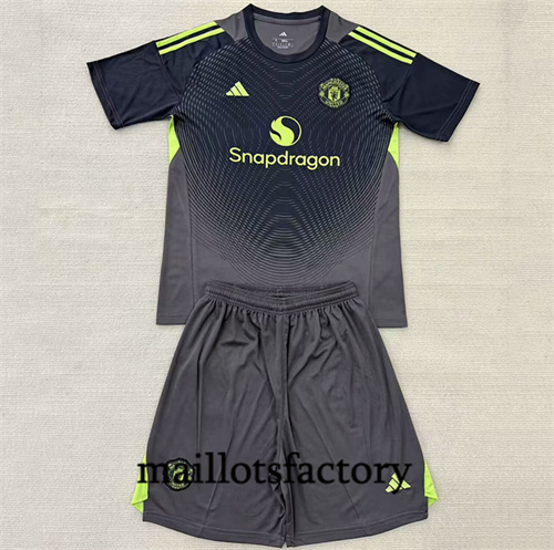 Maillot du Manchester United Enfant 2025/26 Gardien De But noir