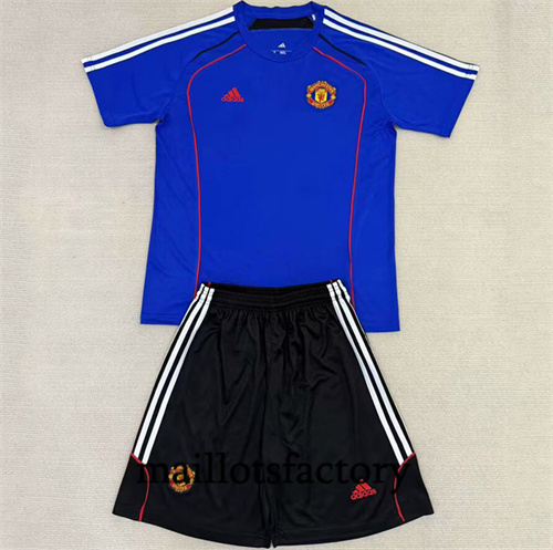 Maillot du Manchester United Enfant 2025/26 Training Bleu