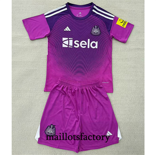 Maillot du Newcastle United Enfant 2025/26 Gardien de but Pourpre