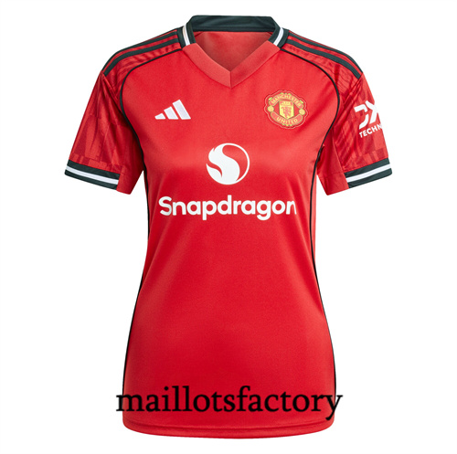 Maillot du Manchester United Femme 2025/26 Domicile