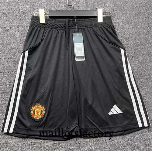 Maillot du Manchester United Short 2025/26 Noir