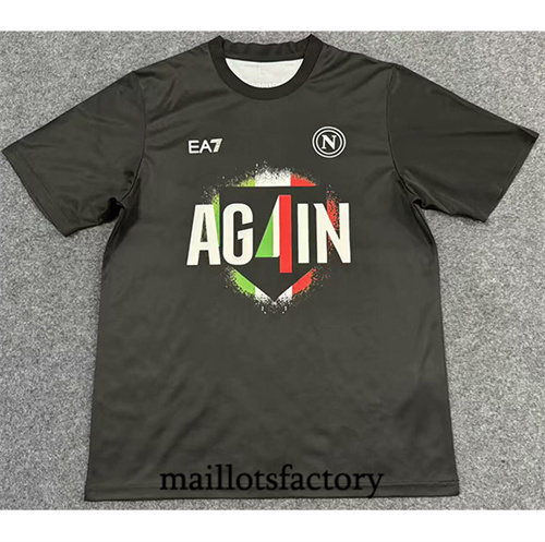 Maillot du Naples 2025/26 Édition Champion Noir