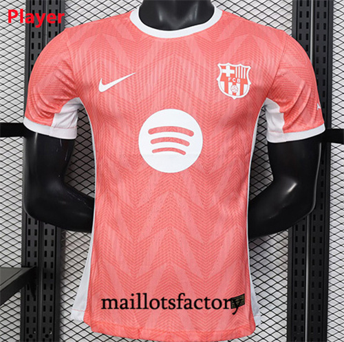 Maillot du Player Barcelone 2025/26 Special Rose/Rouge