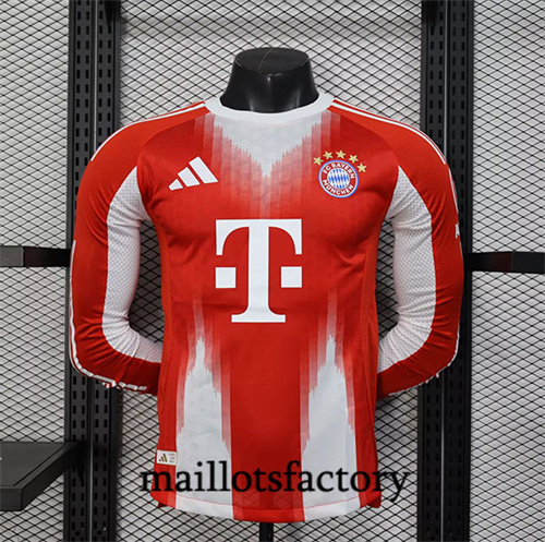 Maillot du Player Bayern Munich 2025/26 Domicile Manche Longue