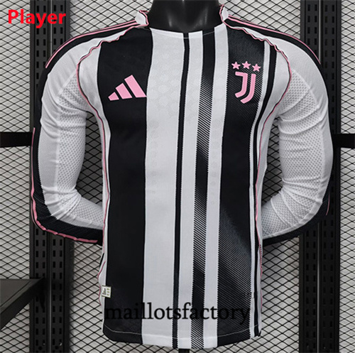 Maillot du Player Juventus 2025/26 Domicile Manche Longue