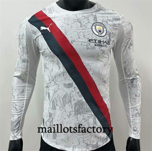 Maillot du Player Manchester City 2025/26 Exterieur Manche Longue