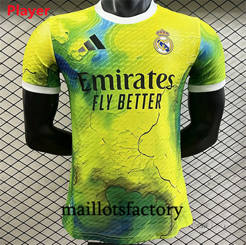 Maillot du Player Real Madrid 2025/26 Training Jaune/Vert