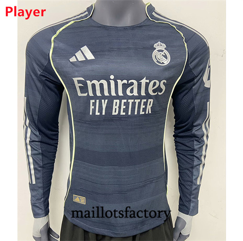 Maillot du Player Real Madrid 2025/26 Exterieur Manche Longue