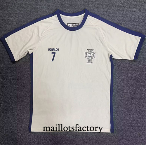 Maillot du Portugal 2025/26 Number 7 T-shirt beige