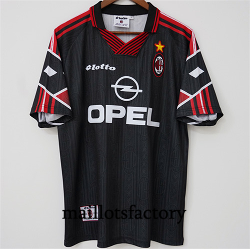 Maillot du Retro AC Milan 1997-98 Spécial Noir