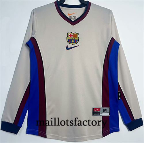 Maillot du Retro Barcelone 1998-99 Exterieur Manche Longue