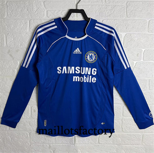 Maillot du Retro Chelsea 2006-07 Domicile Manche Longue