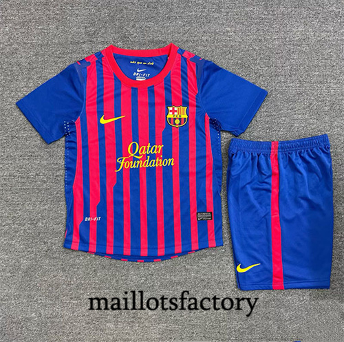 Maillot du Retro Barcelone Enfant 2011-12 Domicile