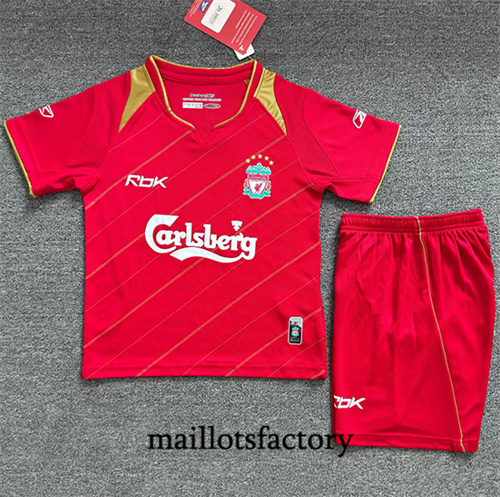 Maillot du Retro Liverpool Enfant 2005-06 Domicile