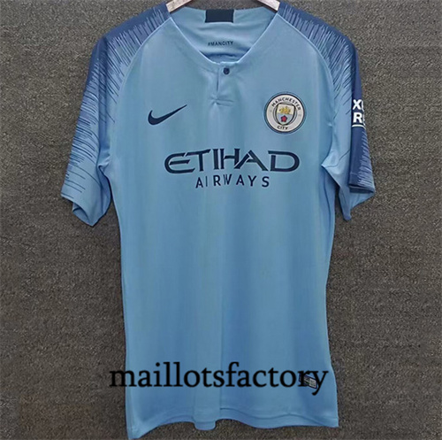 Maillot du Retro Manchester City 2019 Domicile